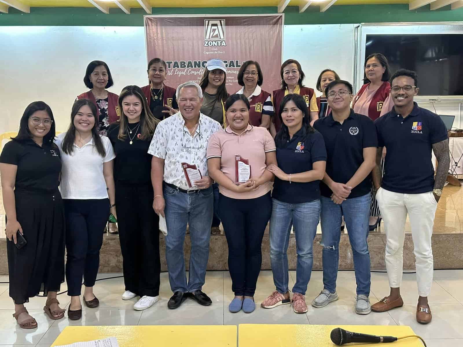180 Beneficiaries of ZONTA Club Cagayan de Oro 1 LegalConsultation