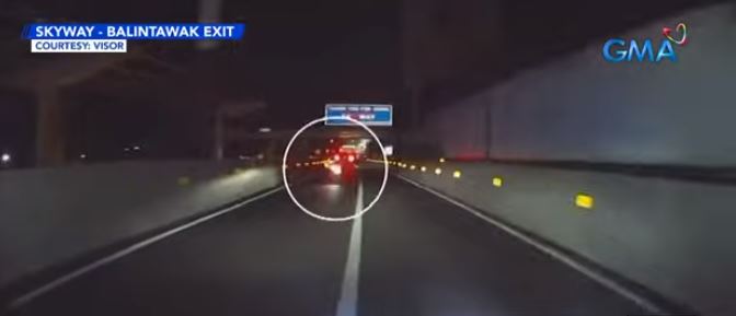 Motorcycle counterflow along Skyway caught on camera - Philippine Daily ...