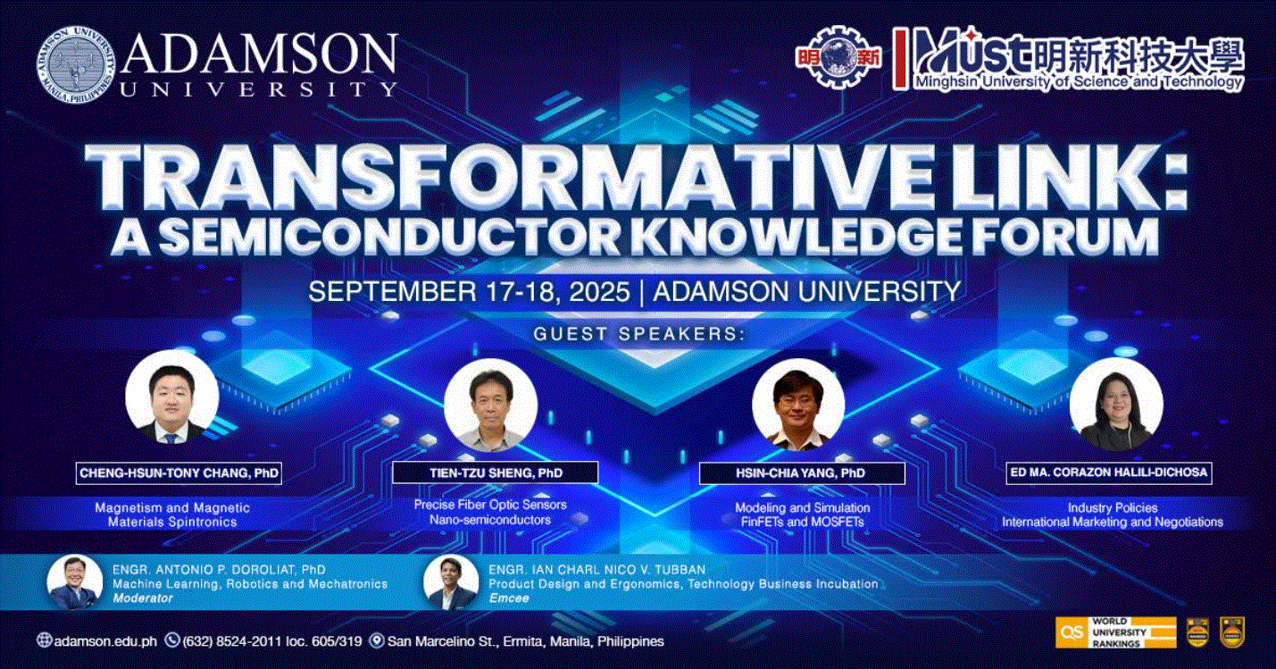 Adamson bridges industry, academe in Semiconductor Knowledge Forum ...