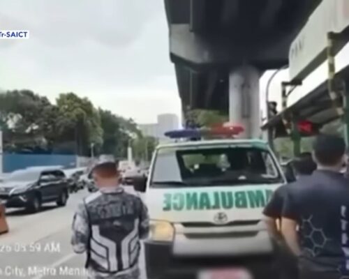Fake ambulance uses EDSA Busway, driver gets nabbed