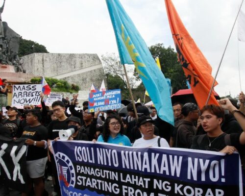 Groups protest, seek dismissal of sedition raps vs. youth leaders