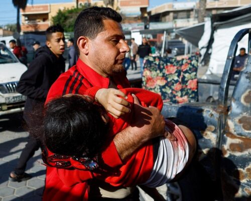 Israeli airstrike kills at least 10 near Gaza school as ceasefire strains