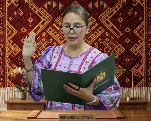 North Cotabato’s First Lumad Governor Nancy Catamco Appointed NCIP Chair