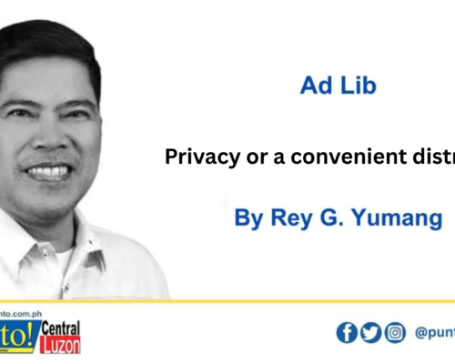 Privacy or a convenient distraction? , Punto! Central Luzon