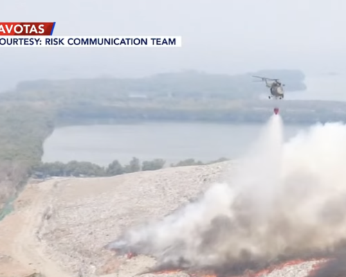 Navotas landfill fire now under control