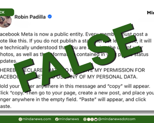 Sen. Robin Padilla’s Copied Meta Claim Is False and a Hoax