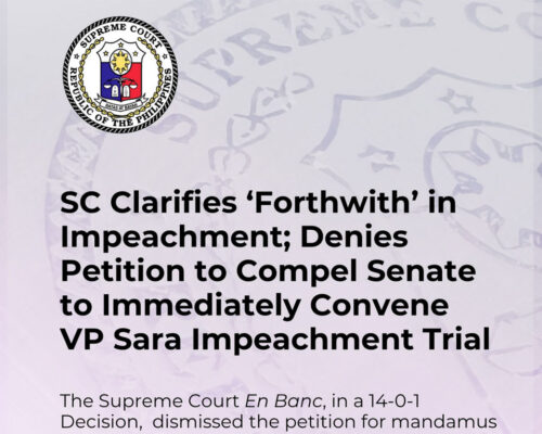 Senate Has Discretion Over Impeachment Trial Timing, Rules SC