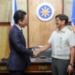 Japan’s defense minister pays courtesy call on Marcos