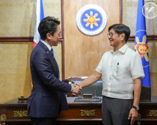 Japan’s defense minister pays courtesy call on Marcos