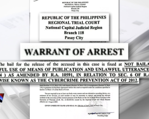 Jay Sonza camp seeks lifting of arrest warrant over ‘errors’