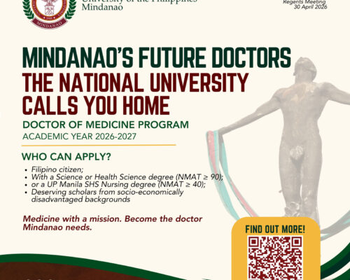 UP Mindanao Introduces Medicine Program to Address Doctor Shortage in the Region
