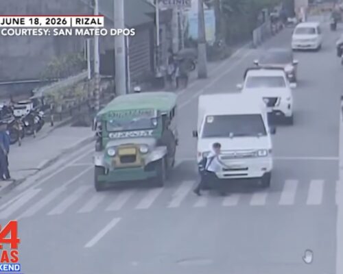 Student hit by van while crossing pedestrian lane in Rizal