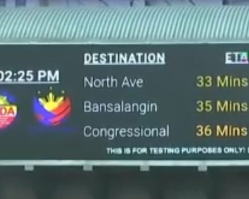 Accuracy of new MMDA digital travel boards along EDSA a work in progress