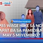 EXPLAINER: Is the P85 wage hike in NCR enough for a family of five?
