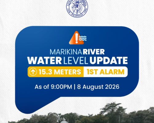 First alarm raised as Marikina River water level hits 15 meters