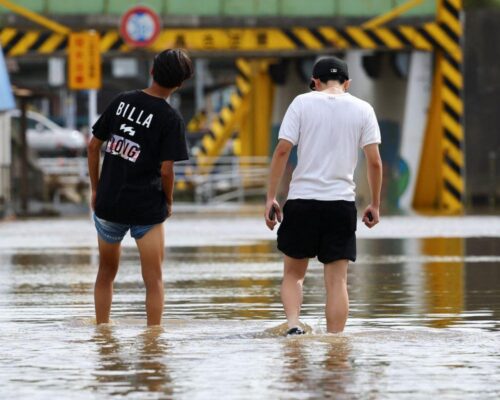 Japan’s record rains strand thousands at Narita airport; kill eight