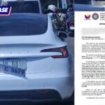 LTO summons Tesla owner, driver over unauthorized plate used ‘for a shoot’