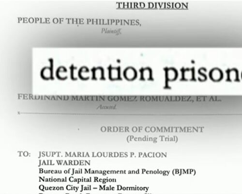 BJMP ready to transfer Romualdez to Payatas jail once order issued